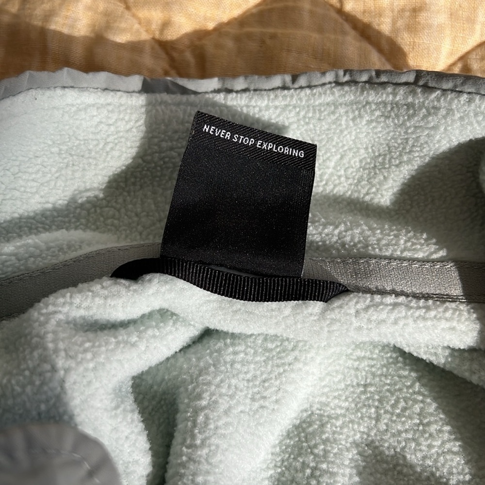 The North Face Denali Women’s Fleece Full Zip Jacket Coat Minty Green Size M - Picture 6 of 10